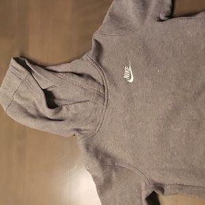 Nike grey hoodie sweatshirt youth medium